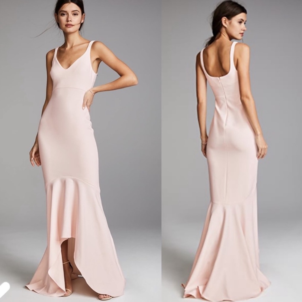 NWT Cinq a Sept Sade Gown in Cinq Pink (Blush), Size 8